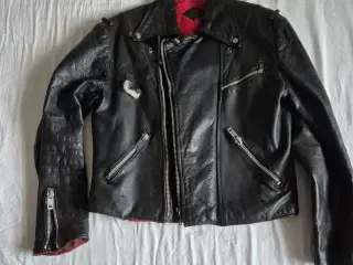 Retro MC læderjakke