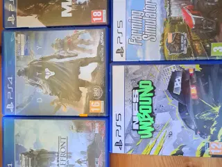 Blandet ps4 og ps5