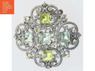 Dekorativ broche (str. 5 x 5 cm)