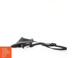 Lilla Læder clutch med skulderrem fra Depeche Eu (str. 31 x 13 cm)