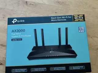 Helt ny router, jeg aldrig har fået pakket ud.. 