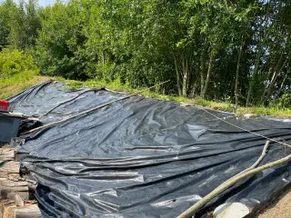 Kraftig afdækningsplast 13 x 4 mtr