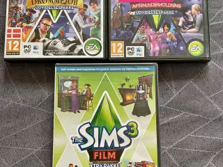 2 stk. The Sims 3 spil. Pris pr. stk.