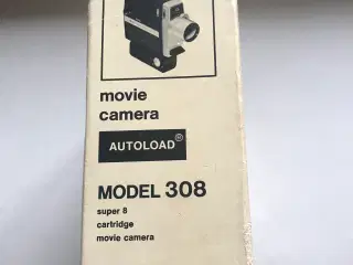 Bell & Howell Super Eight 8mm filmkamera Model 308