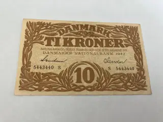 10 Kroner 1942 S