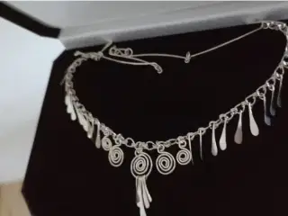 Collier Halskæde i sølv stemplet 925