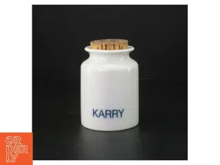 Eva Solo Keramisk krydderikrukke med korklåg  Design Ole Palsby (str. 13 cm)