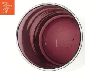 Glasvase i lilla glas fra holmegaard(str. Ø 10 cm længde 20 cm)