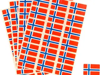 Selvklæbende flag, str. 15x22 mm, 72stk./ 1 pk.