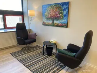 Lokale til terapi/klinik/kontor med tilknyttet venteværelse og tekøkken i Odense SØ fremlejes under barsel fra 1. juni