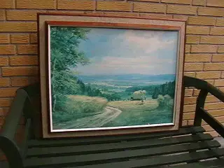 Retro Billedramme i træ.