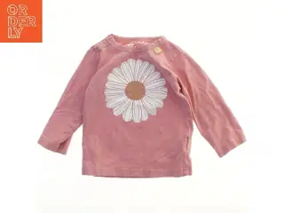 Langærmet bluse med blomsterprint fra Danefæ (str. 74)