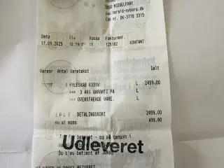 Lækkert rummeligt køleskab 