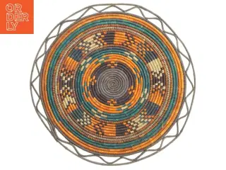 Flet måtte i afrikansk stil (str. Ø. 32 cm)