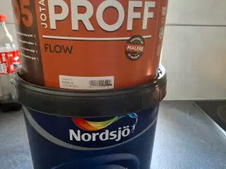  20 liter Hvid maling væg  og loft 500 for begge