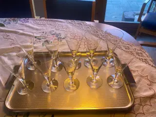 10 champagneglas