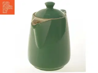 Grøn vintage kaffekande (str. Ø 11,5x18 cm)