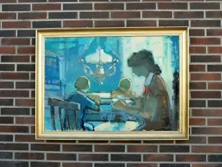 Maleri af Thomas Tråsdahl (1925-2002)