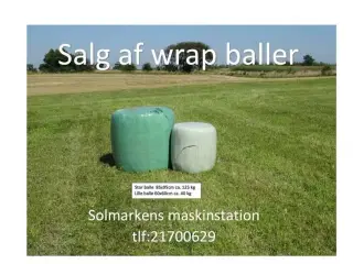 Wrapballer & Hø sælges