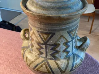 Unika keramik kirsten winther johannsen, ca 45 cm 