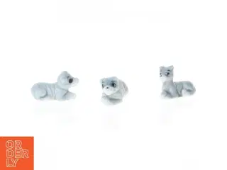 Porcelænsfigurer af dyr (str. 3 x 1 cm)