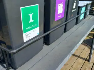 Affaldsstativ - vægophængt