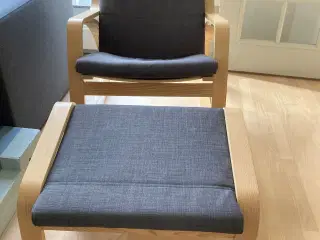 Gyngestol med skammel sælges