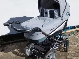 Big star Emmaljunga barnevogn med lift og tilbehør