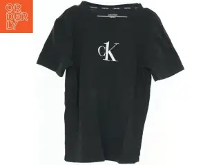 Sort T-shirt med logo fra Calvin Klein (str. 140)