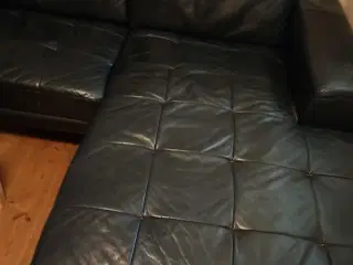 Sofa med chaiselong 