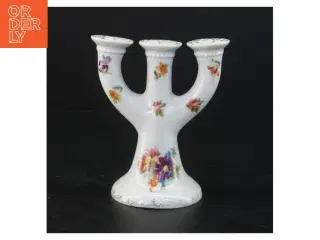Porcelænstage til tre lys (str. 13,5 x 12 x 8 cm)