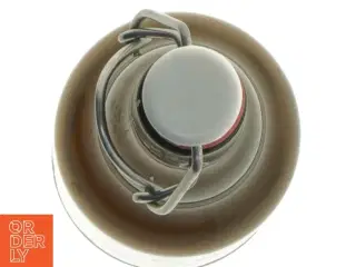 Genbrugsglasflaske med patentprop (str. 19 cm)