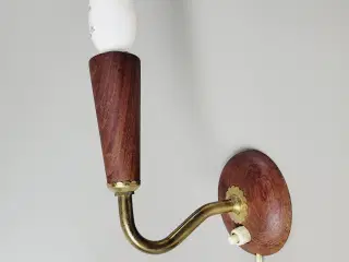 ⭐️· Teak væglampe fra 50/60'erne