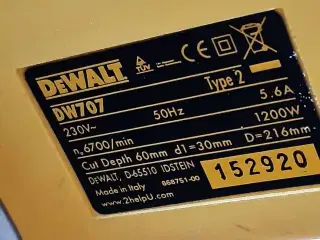 Dewalt DW707
