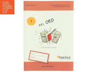 Læringshæfte &#39;DEL ORD&#39; fra Forlaget Vektor