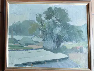 VICTOR BAGLEY ISBRAND - 1897 - 1989 ) - oliemaleri