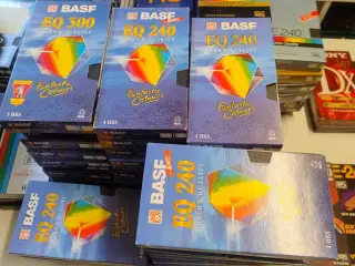 Vhs bånd 130 stk
