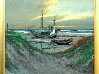 Maleri af Erik Ytting (1921-2009)
