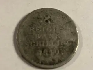 8 Rigsbankskilling 1819 Denmark