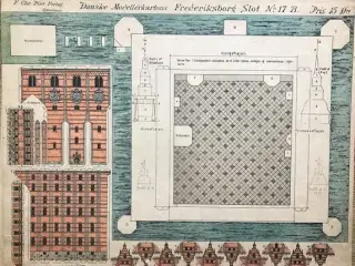 Udklipsark med Frederiksborg Slot