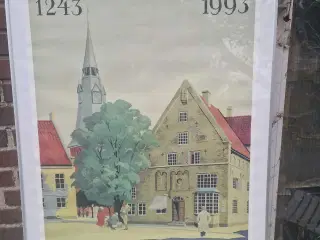 TØNDER 1243 1993 jubilæumsplakat 