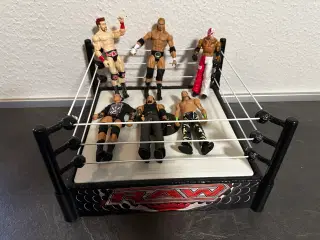 WWE Wrestling Ring med 6 figurer