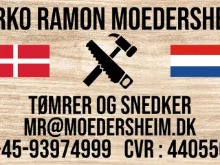 250 kr. TØMRER OG SNEDKER TILBYDES !