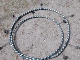 IldHula Hoop ringe med monteret fakkelhoveder , 2 