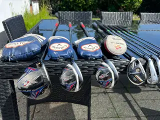 Venstrehånds golf Callaway, TaylorMade, Ping