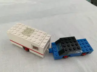 Lego bil med campingvogn fra 1970´erne 656