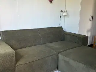 3 Personers sofa inkl. puf. LYON