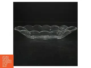 Retro Glasfad fra Krys-Tol (str. 28 cm)