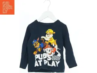 Langærmet bluse med Paw Patrol motiv fra Name It (str. 92)