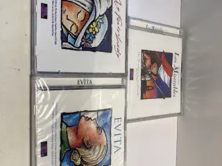 3 x CD - historisk musical/teater